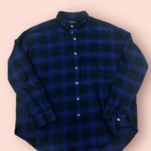 diet butcher slim skin Japanese boxy fit flannel